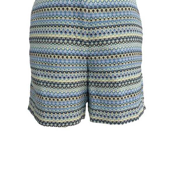 Ann Taylor Loft Woven Patterned Shorts 10 Cotton Blend, Summer Casual Boho Chic - Picture 9 of 11